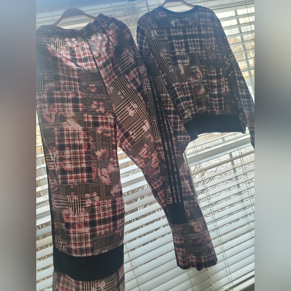 Adidas Originals x HER Studio London 2pc Set French Terry Top + Satiny Pants XL - Picture 9 of 11